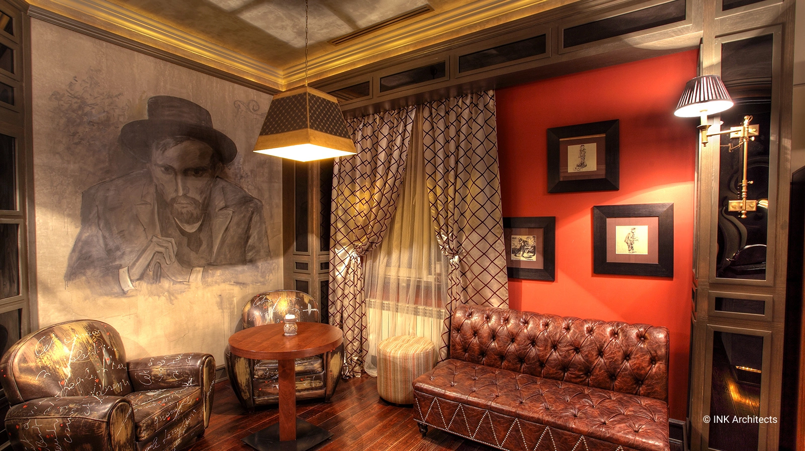 Image: Interior Design Restaurant  Chekhov Cafe