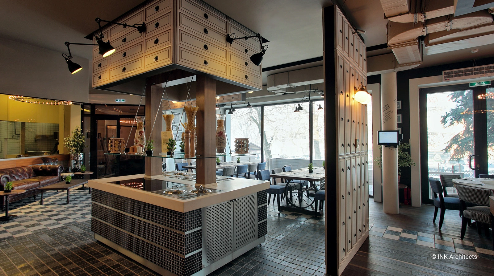 Image: Interior Design Restaurant Noodles Altyn-Alma